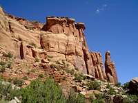 Sandstone Monuments Standing Sentry