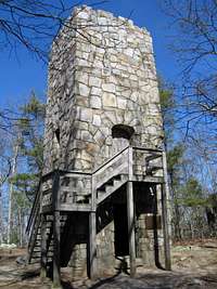 Observation Tower built on the summit