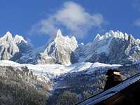 veiw from chamonix valley