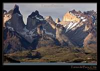 Torres del Paine overview