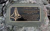 Columbia Point plaque,...