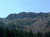 View of the summit ridge from...