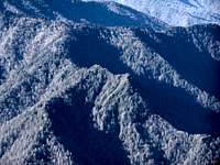 Chimney Tops from Mt. Leconte