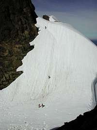 Final approach to the summit...