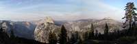 Panoramic view of Yosemite...
