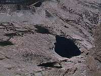 Sphinx Lakes from summit of...