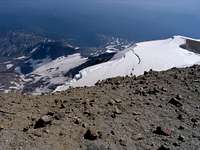 From the summit of Mt Adams