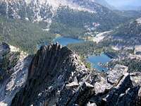 View of Airplane Lake from the summit
