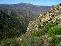 El Cajon Mountain from East Ridge of Eagle Peak