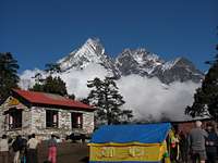 Morning At Tengboche Monastery, Looking West