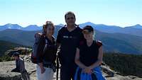 Marie-Chantale, me and Olha on the summit of Cascade Mt.