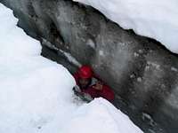 Practicing Crevasse Rescue