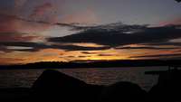 Sunset on Galway Lake