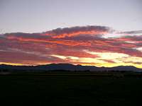 Bannock Range Sunset