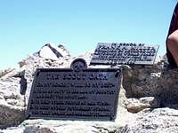 Summit block plaque