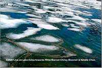 Ice on Lake Ediza