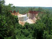 View of Providence Canyon from the Rim Trail