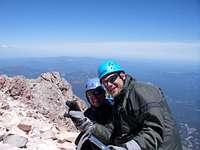 me and Kaysa on the summit