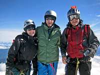 Rudolf, Egan, and Knoll on Mt. Hood