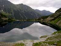 The lake Czarny staw pod Rysami