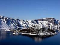 Wizard Island Winter - Crater Lake