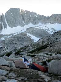 Camping at Secret Lake