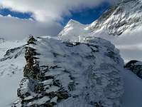 Rime ice below Jungfrau