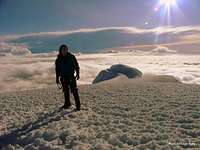 Cayambe (5,790 m/18,996 ft). Ecuador