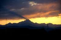 Monte Viso massif (sunset...