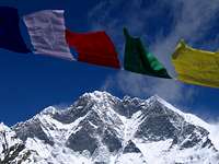 Lhotse as seen from Amphu Labsa pass