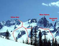 Silver Star Mountain, north side alternatives