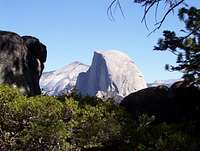 Half Dome from Yosemite Valey Entrance