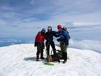 Summit photo on Mt. Rainier