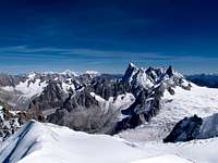 view from Aiguille du Midi