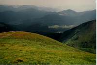 Chornahora from slopes of Hoverla
