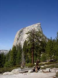 Half Dome from the shoulder