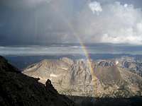 Rainbow over Glacier Gorge