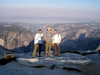 The 3 of us at the Top of Half Dome