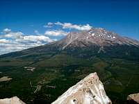 Mount Shasta from th summit of Black Butte