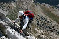 airy Step on West Ridge, Mt. Conness