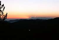 sunrise over RMNP