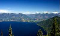 Lake Pend Oreille and the Cabinet Mountains