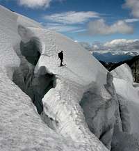 Sky skiis uphill in Canada, Wedge  TR link