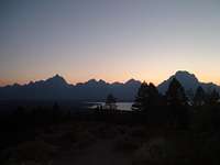 Teton Range at Sunset