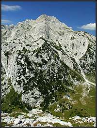 Ojstrica, above Korosica meadow