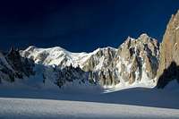 Mont Blanc de Courmayeur, Mont Blanc, & Mont Maudit from the Cirque Maudit