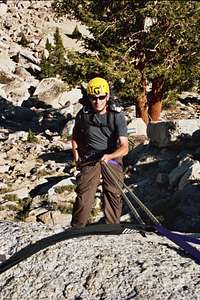 Andy Rappelling