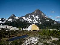 Camp on Mt Burman