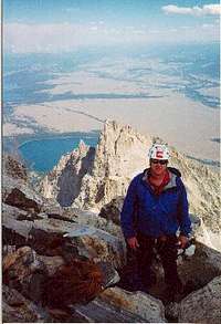 Rick Faulkner on the summit...