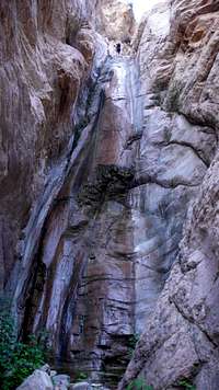 Rubio Canyon...80 ft. rappell